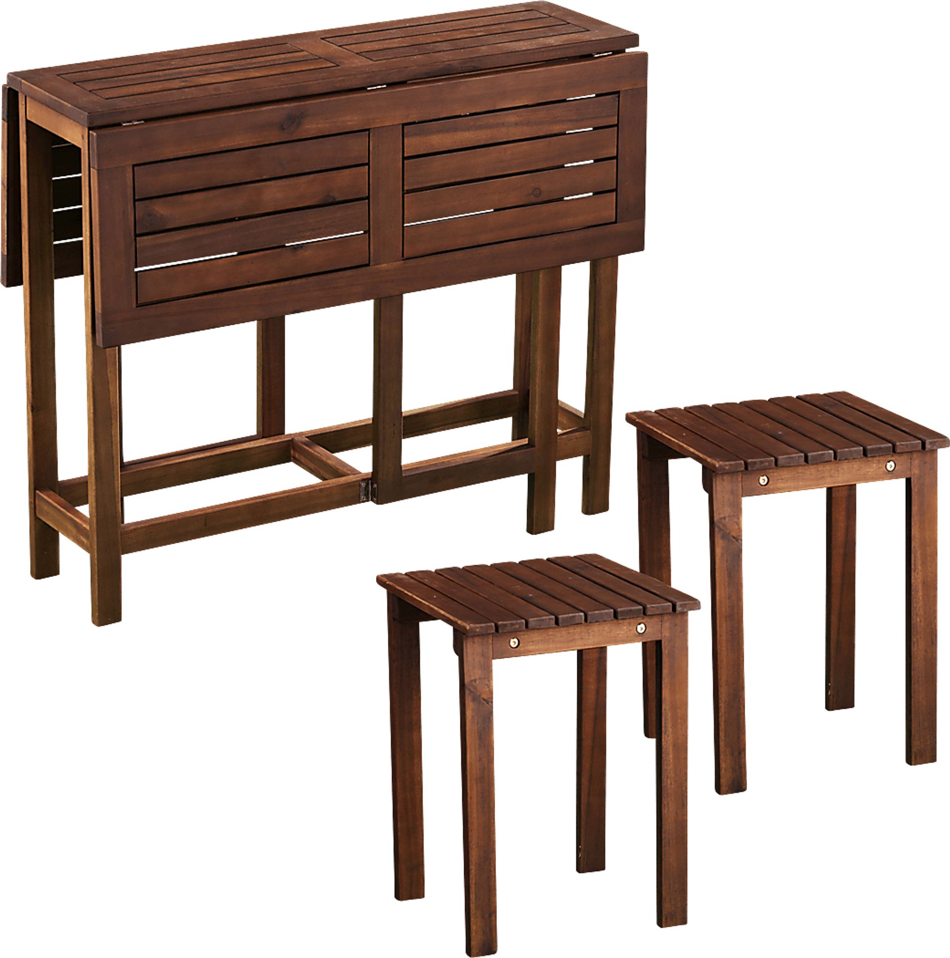 Tuilleries Natural Outdoor 3 Pc Dining Set - Image 1