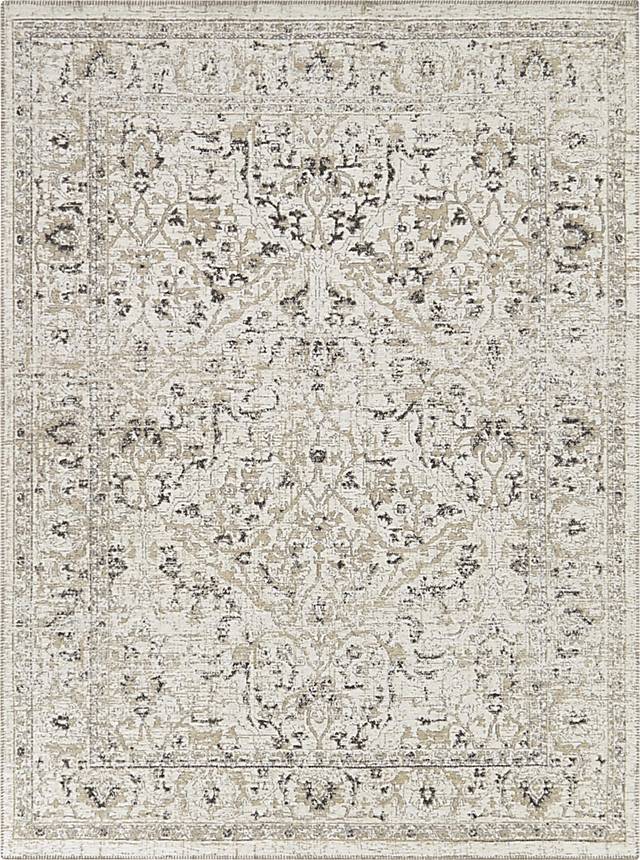 Tukmee Cream 7'10 x 10' Area Rug - Thumbnail - Image 1