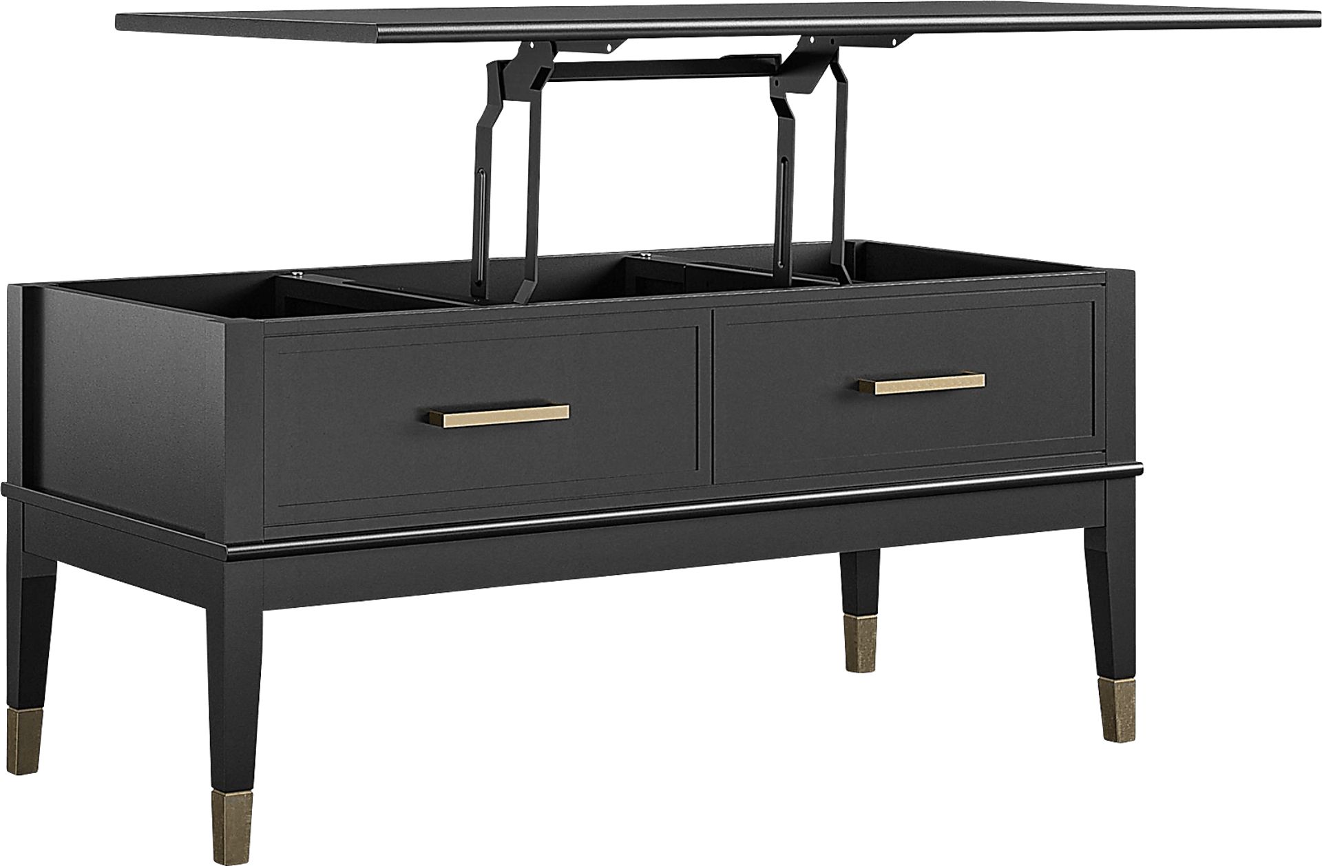 Tulagin Black Lift-Top Cocktail Table - Image 5