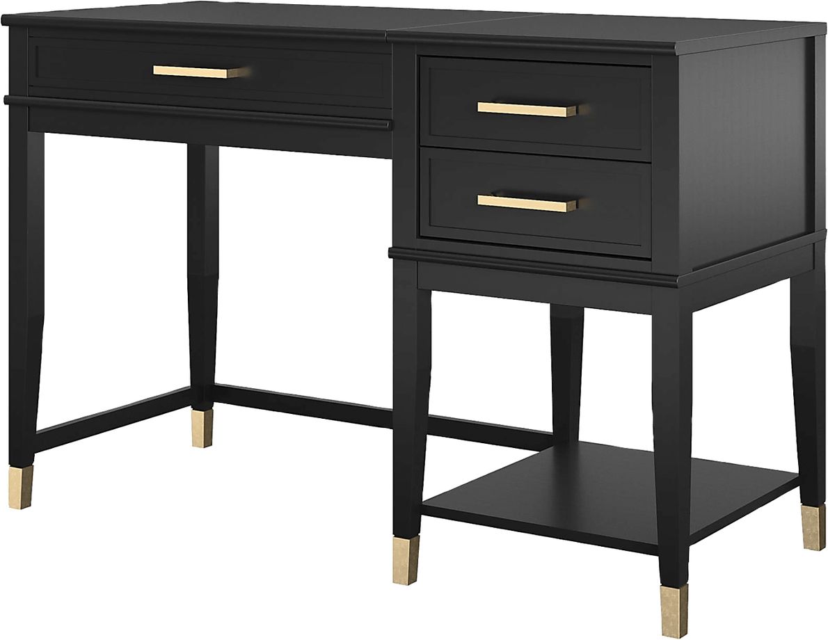 Tulagin Black LiftTop Desk Rooms To Go