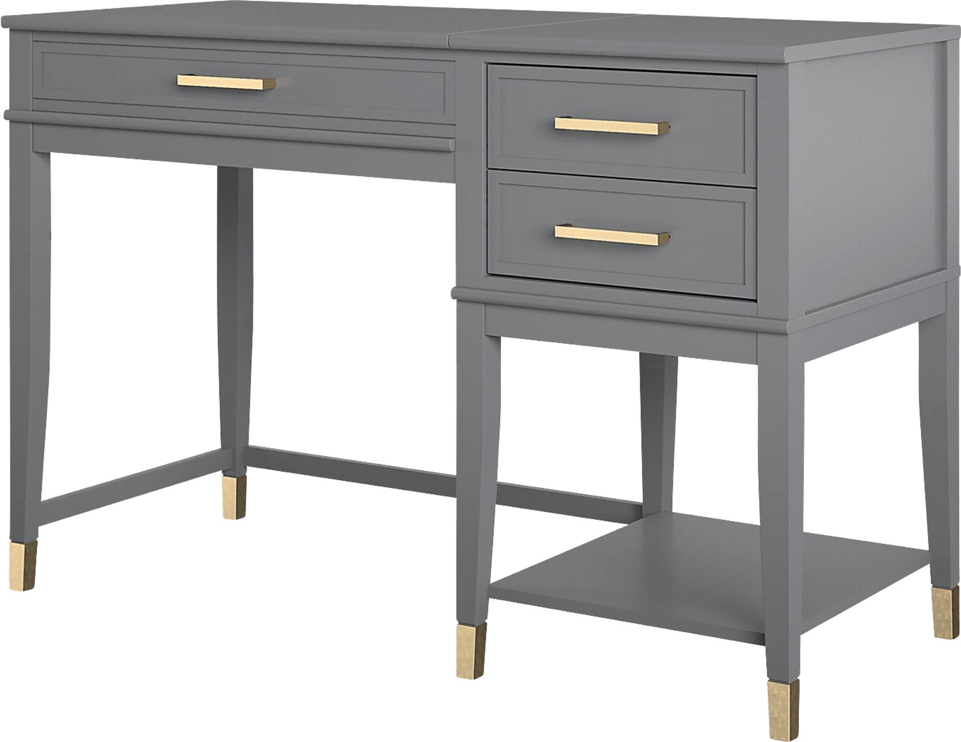 Tulagin Gray Lift-Top Desk - Image 5