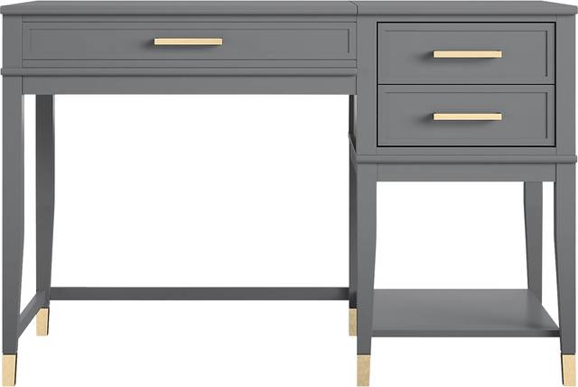 Tulagin Gray Lift-Top Desk - Thumbnail - Image 6