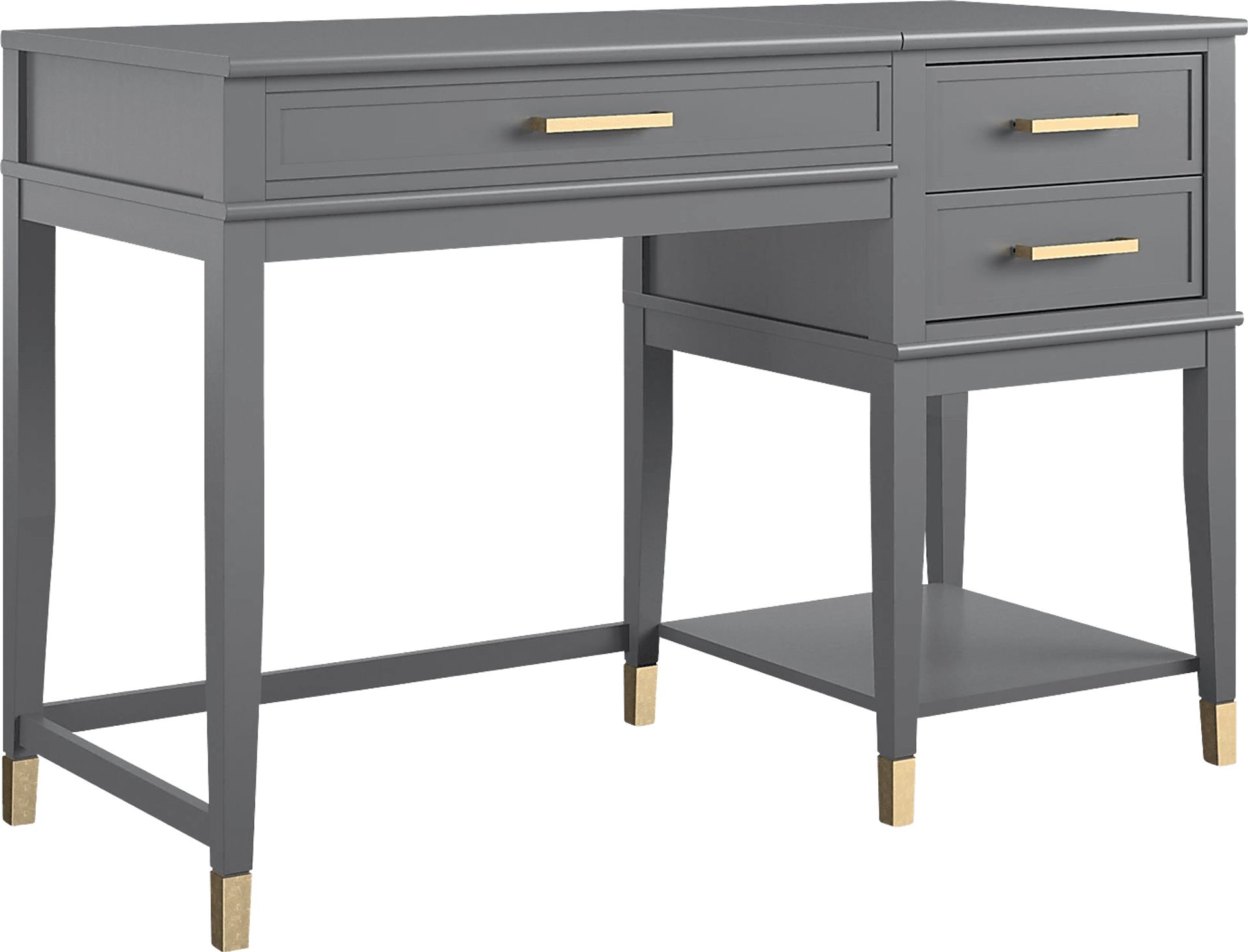 Tulagin Gray Lift-Top Desk - Image 1