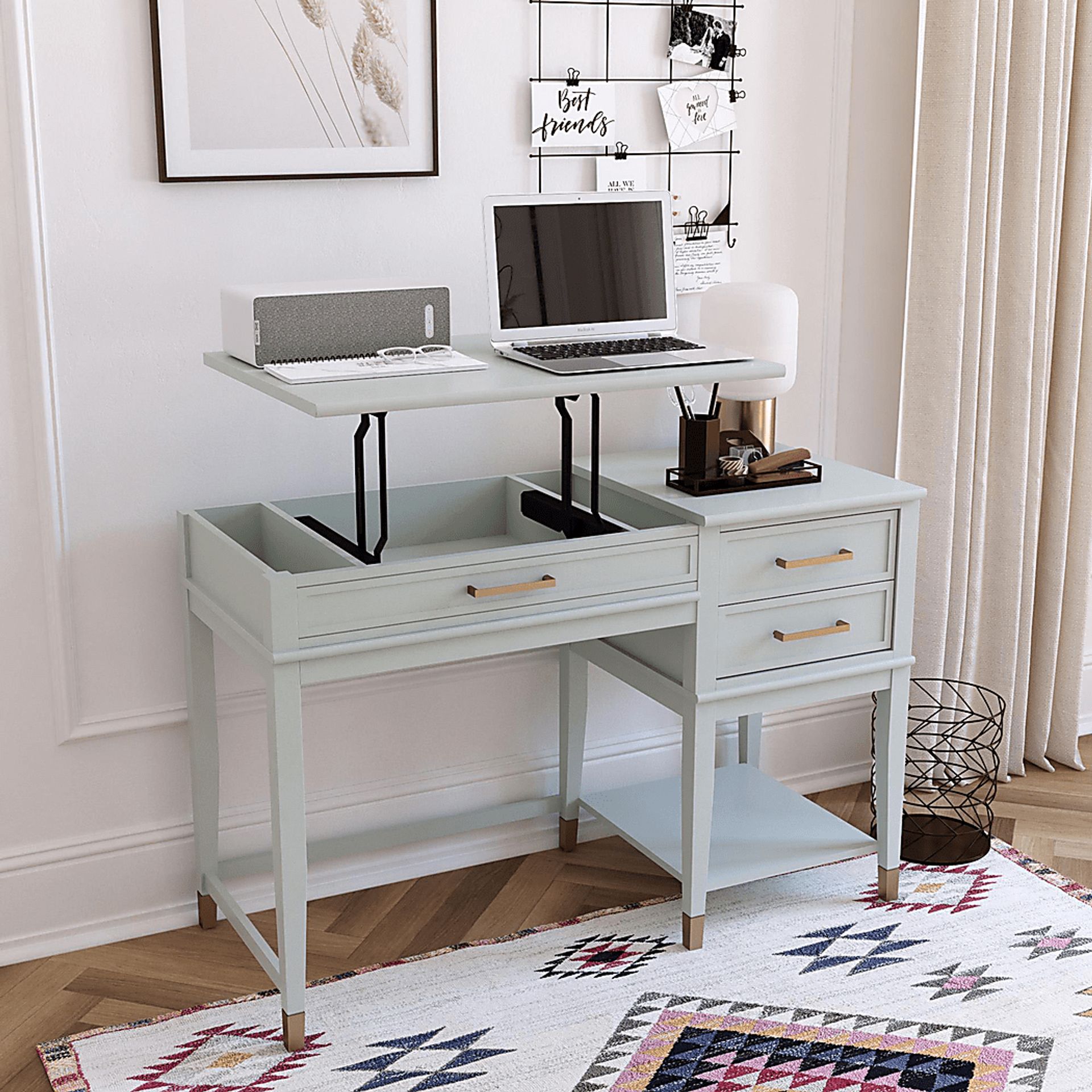 Tulagin Green Lift-Top Desk - Image 3
