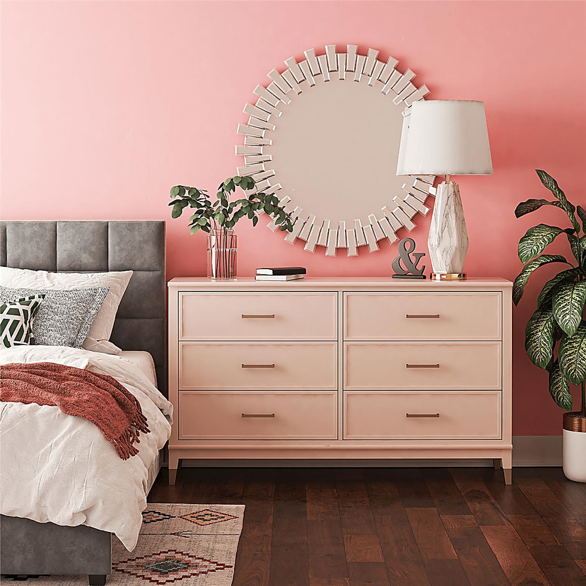Tulagin Pink Dresser - Image 2