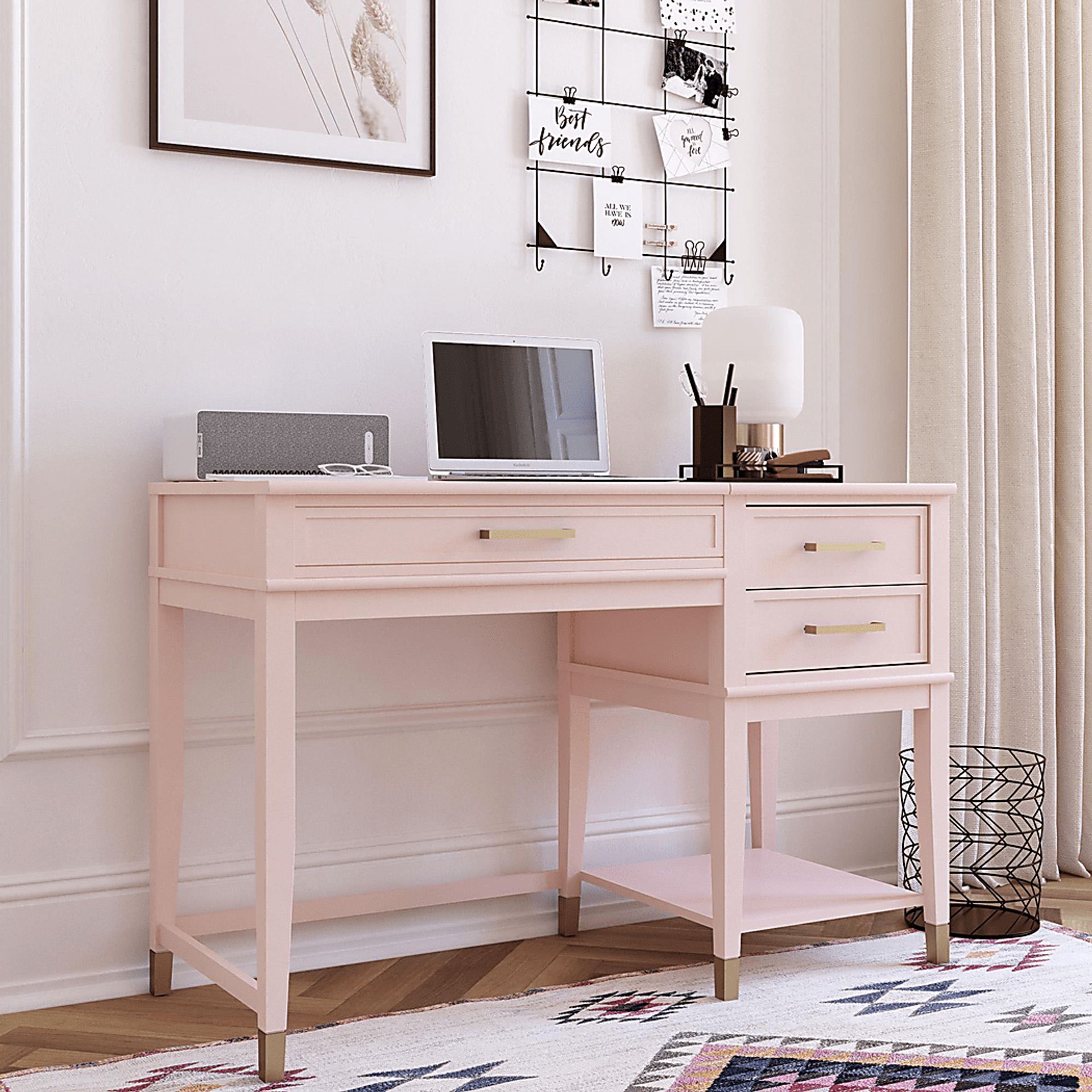 Tulagin Pink Lift-Top Desk - Image 4