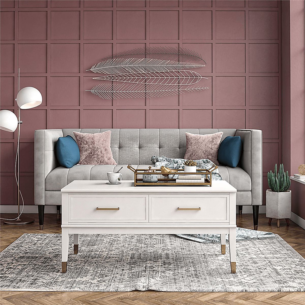 Tulagin White Colors,White Lift-Top Cocktail Tables | Rooms