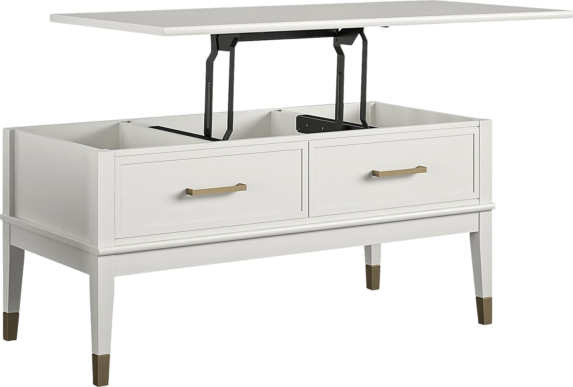 Tulagin White Lift-Top Cocktail Table - Image 5