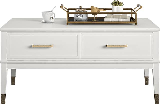 Tulagin White Lift-Top Cocktail Table - Thumbnail - Image 6
