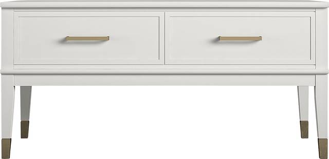Tulagin White Lift-Top Cocktail Table - Thumbnail - Image 1