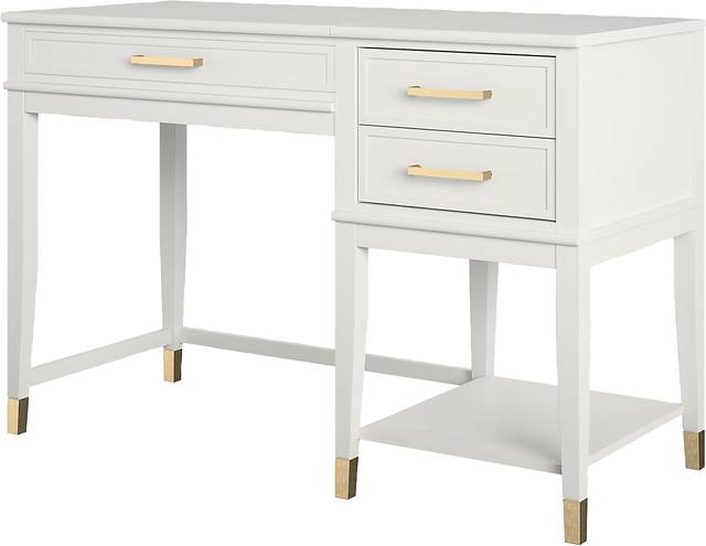 Tulagin White Lift-Top Desk - Thumbnail - Image 6