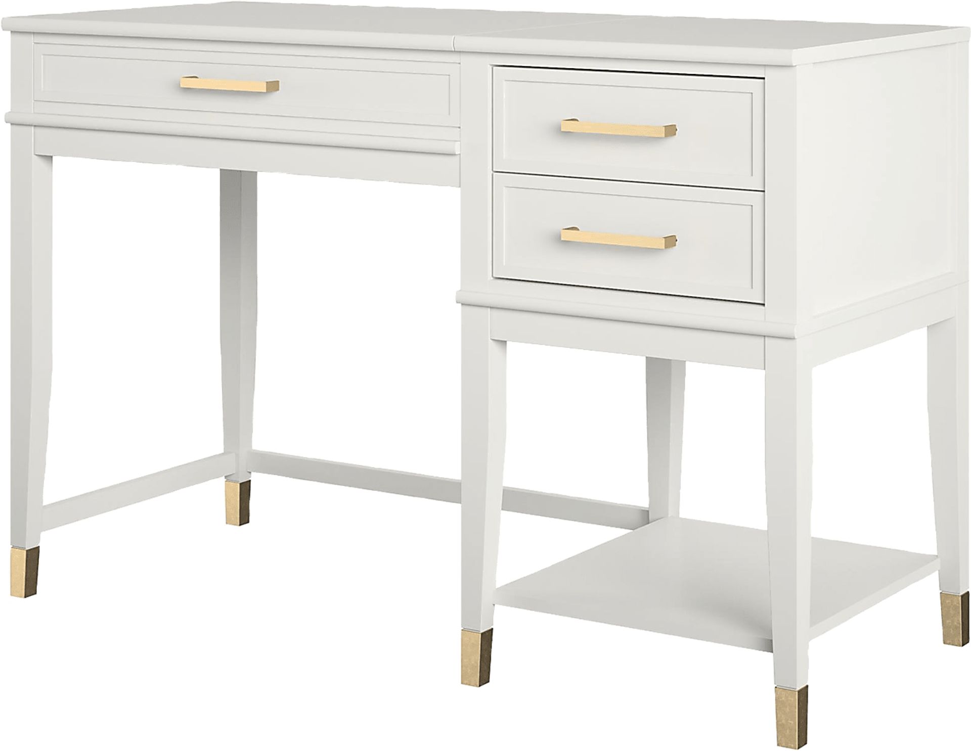 Tulagin White Lift-Top Desk - Image 6
