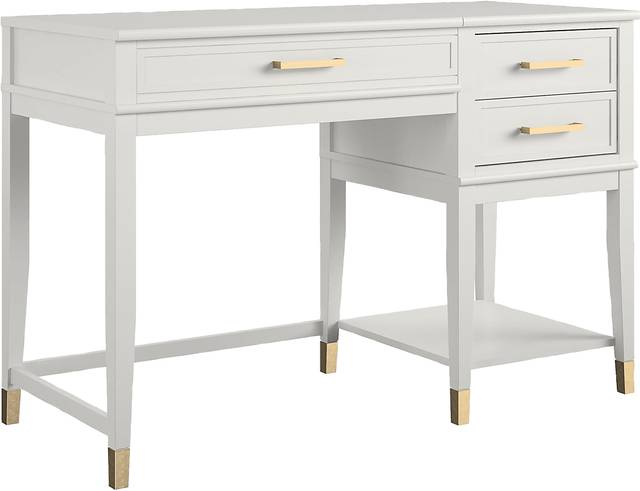 Tulagin White Lift-Top Desk - Thumbnail - Image 1