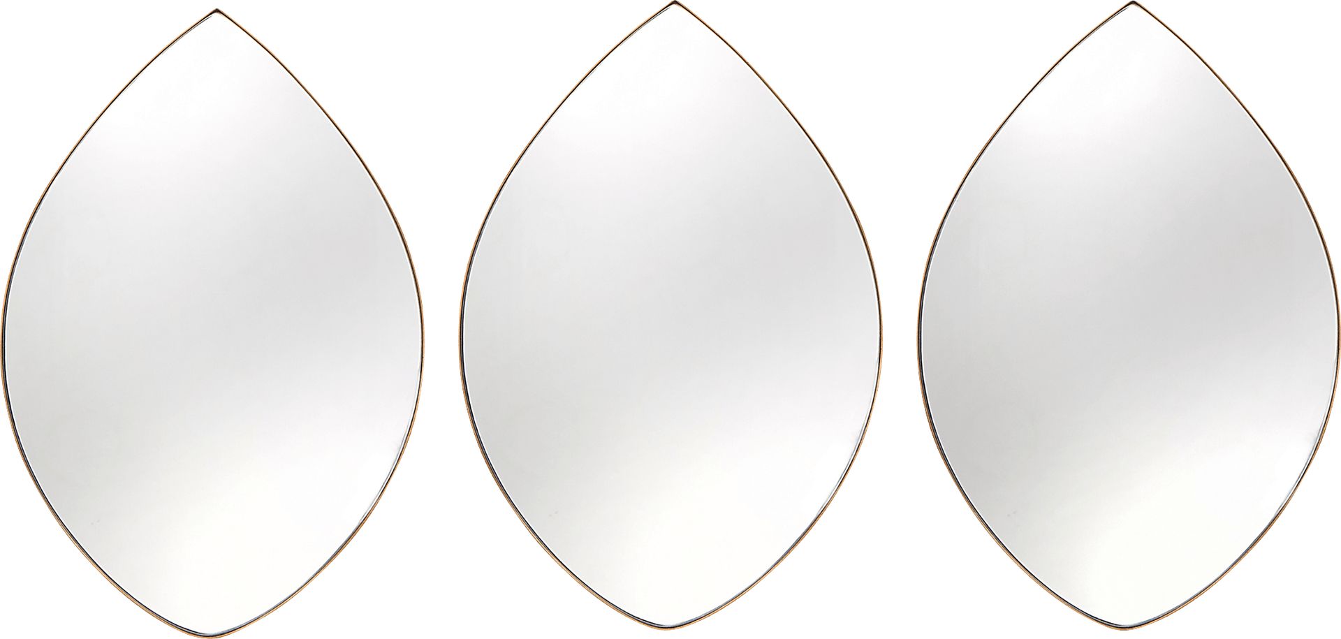 Tulfan Yellow Mirror, Set of 3 - Image 2