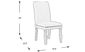 Tulip Blue Side Chair with Gray Legs