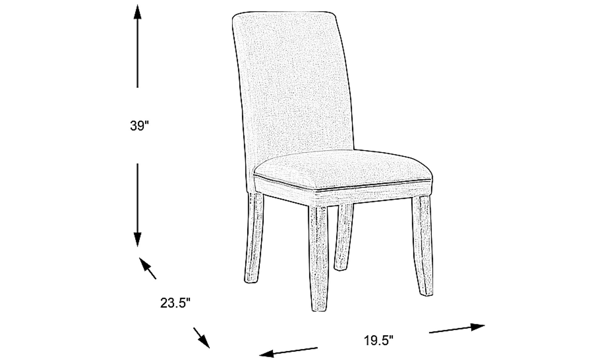 Dimension Image. Please refer to the Dimension Tab on this page for dimension details.
