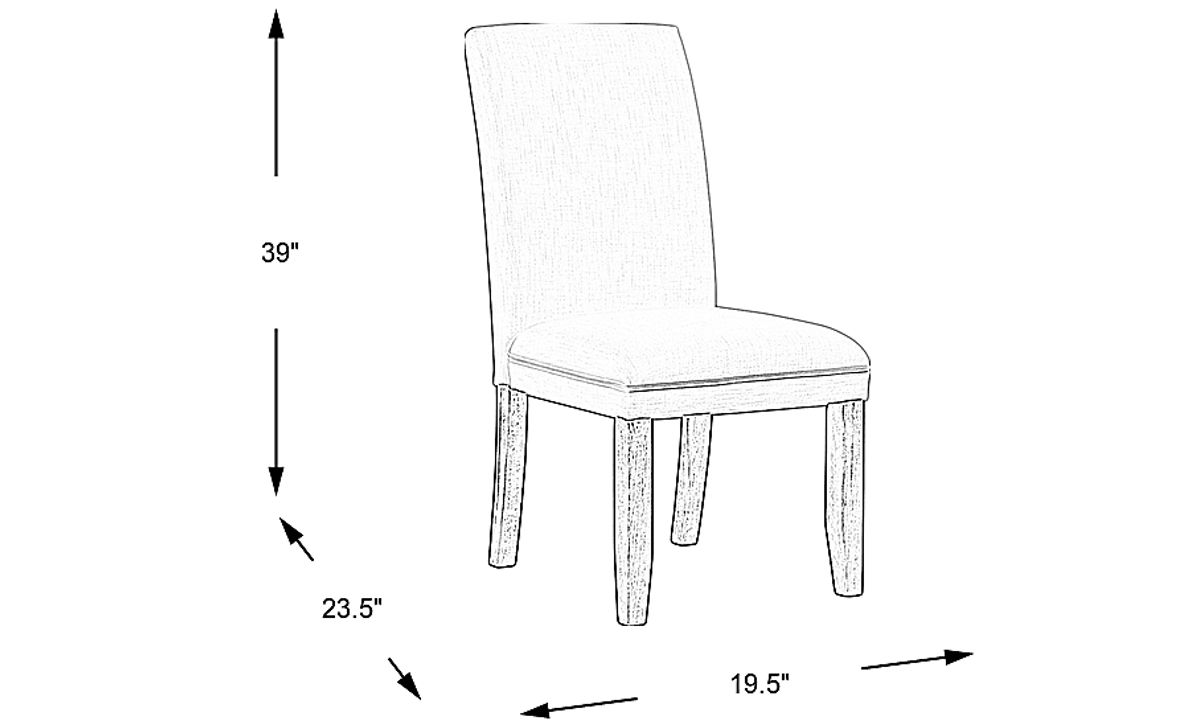 Tulip White Side Chair with Gray Legs