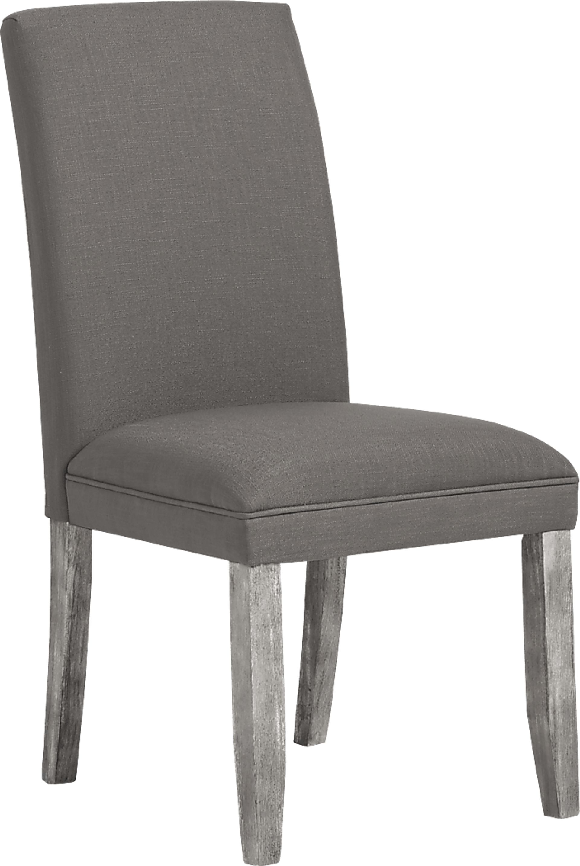 San Francisco Gray 5 Pc Dining Room with Charcoal Chairs - Image 3