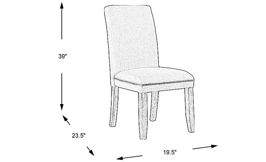 Tulip Orange Side Chair with Gray Legs
