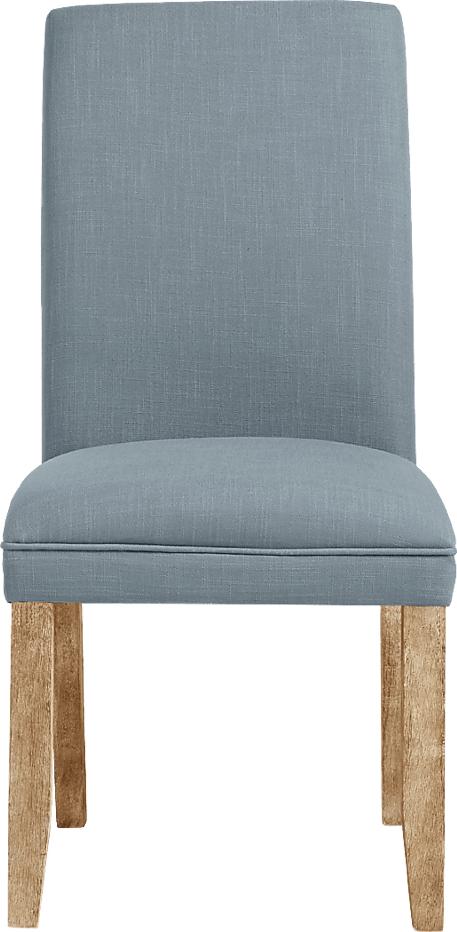 San Francisco Natural 5 Pc Dining Room with Blue Upholstered Chairs - Image 5