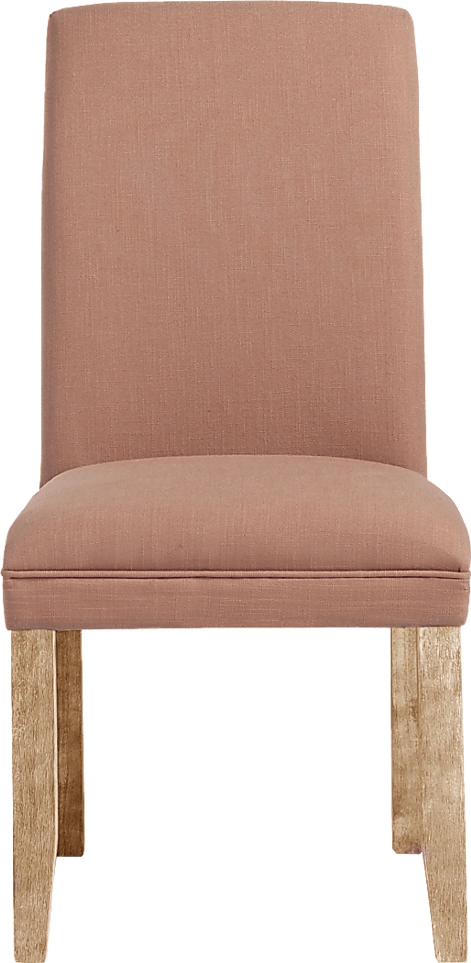 San Francisco Natural 5 Pc Dining Room with Orange Upholstered Chairs - Image 5