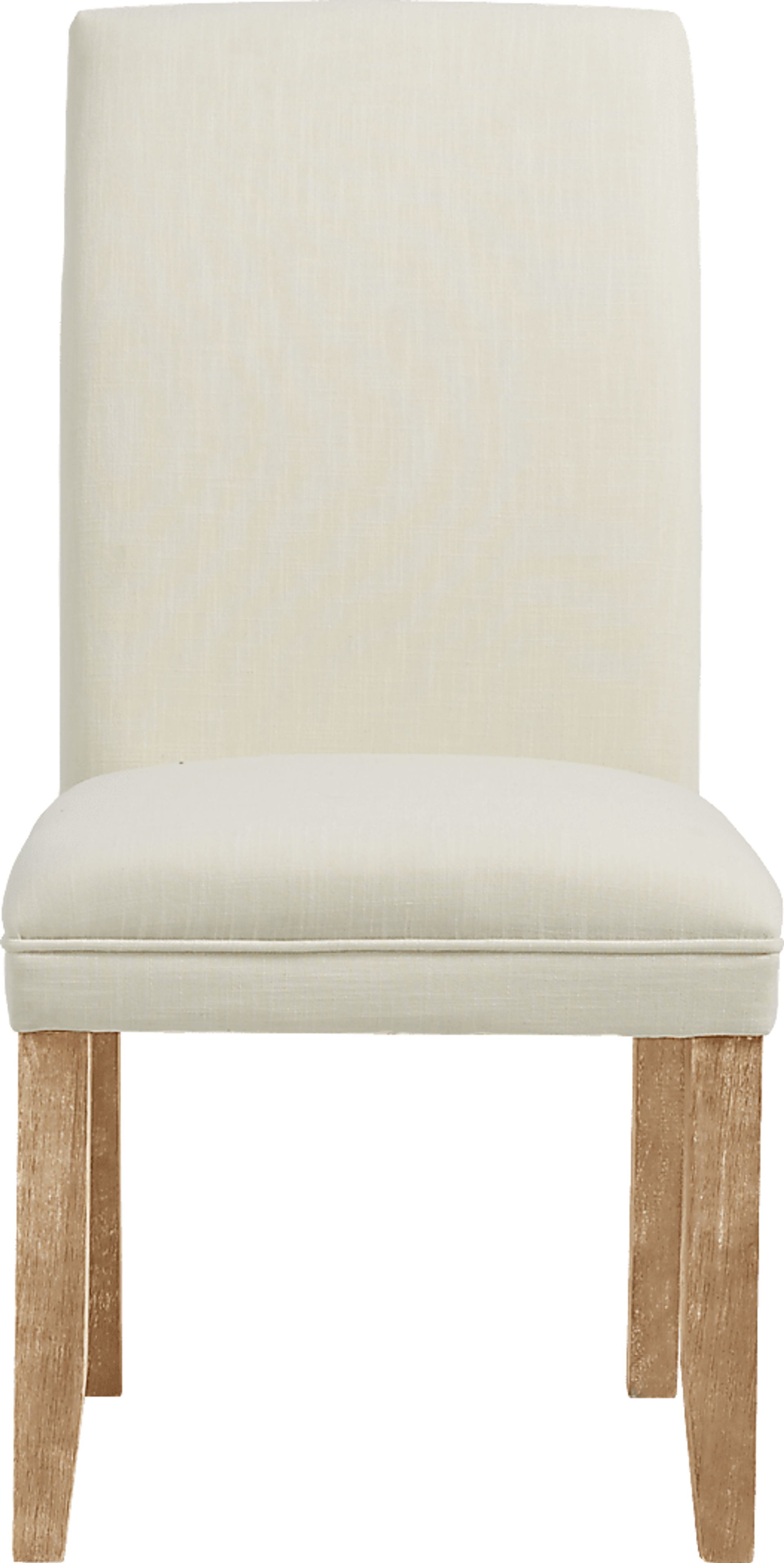 Tulip II White Upholstered Side Chair - Image 1