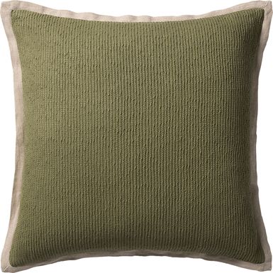 Tulipa Green Accent Pillow
