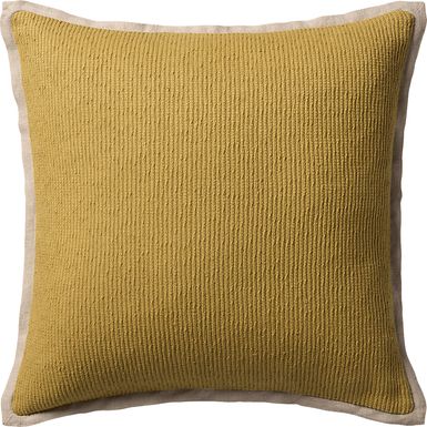 Tulipa Yellow Accent Pillow
