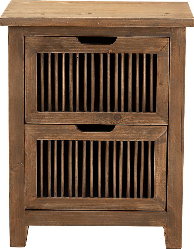 Tulipgold Brown End Table - Thumbnail - Image 5