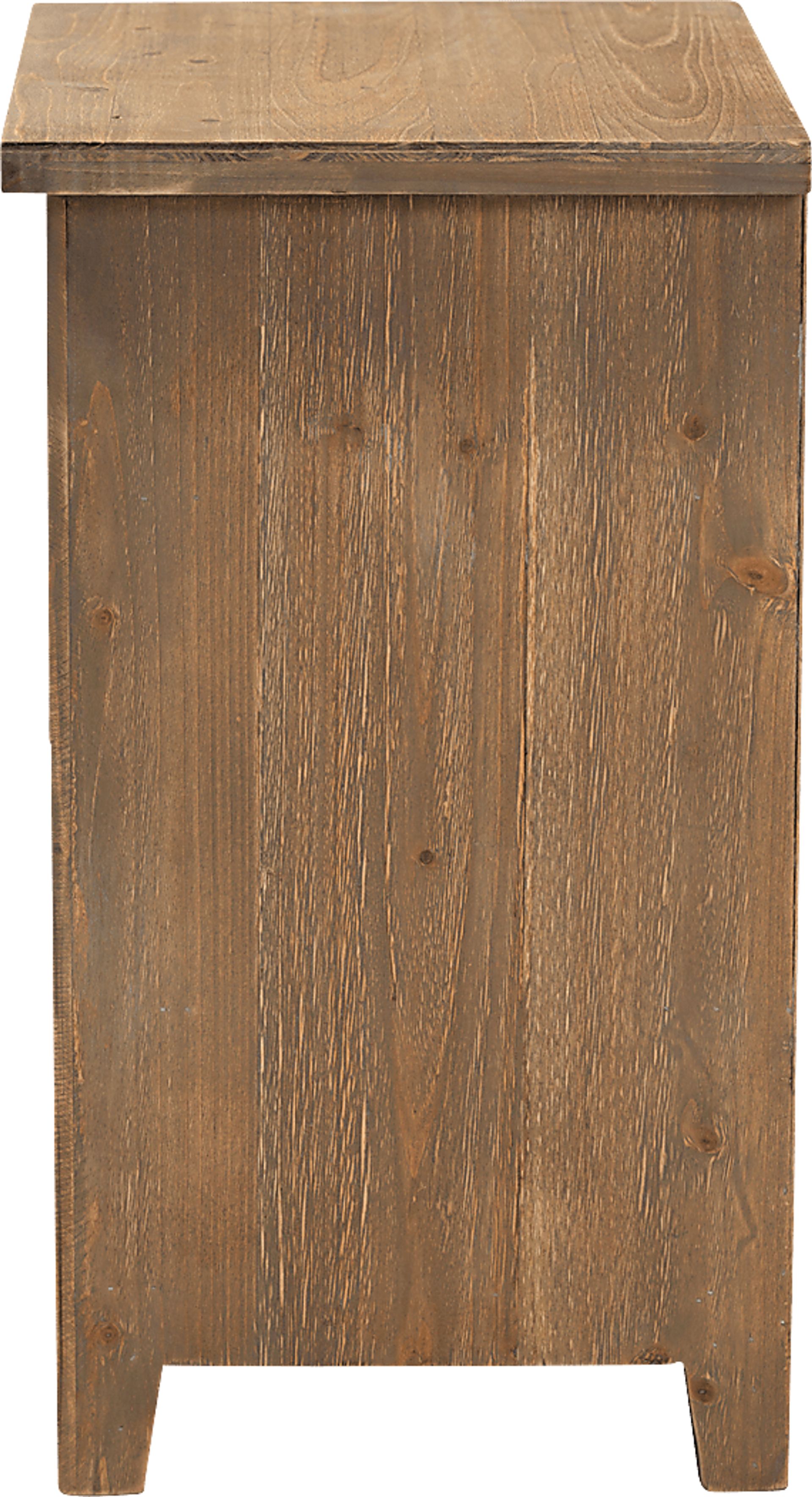 Tulipgold Brown End Table - Image 9