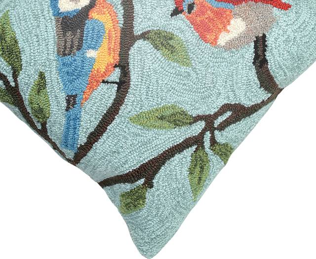 Tulippaw Aqua Indoor/Outdoor Accent Pillow - Thumbnail - Image 5