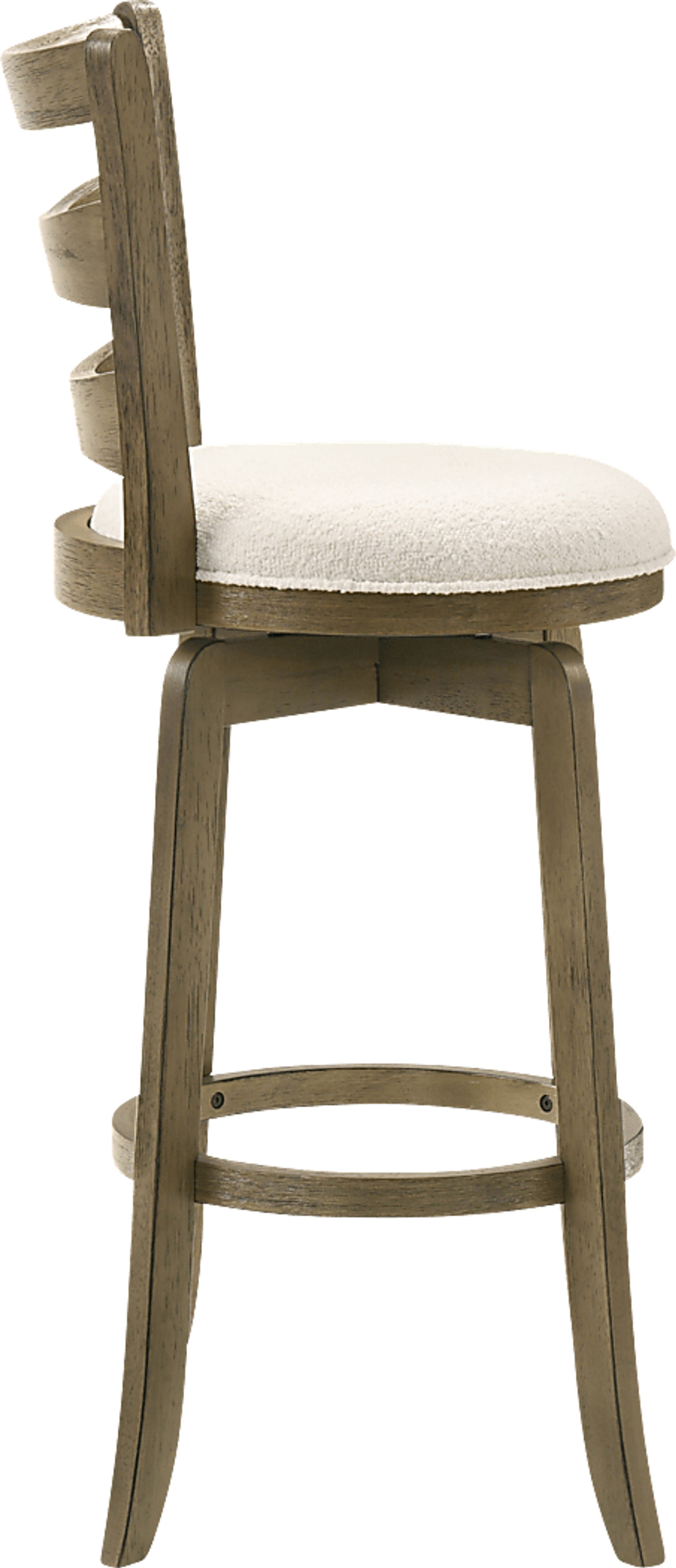 Tuliprover Brown Swivel Barstool - Image 4