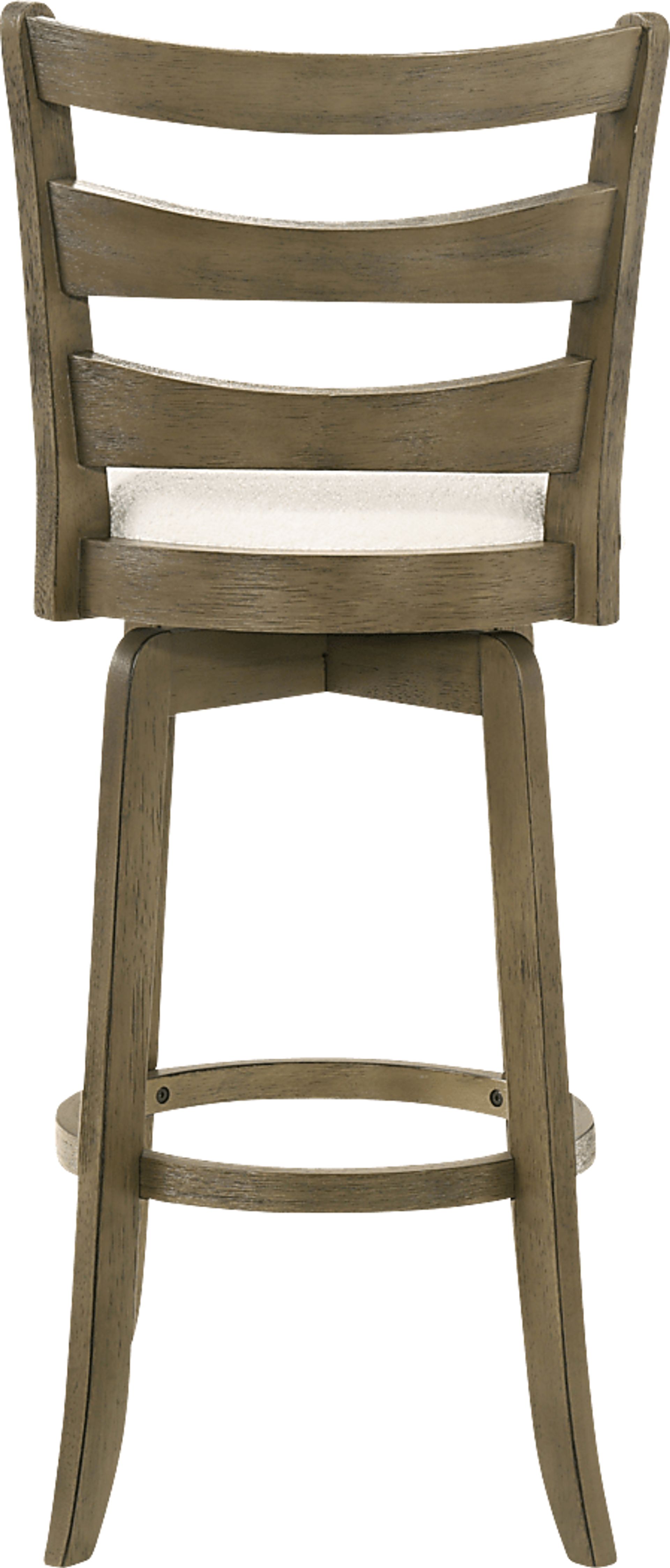 Tuliprover Brown Swivel Barstool - Image 7