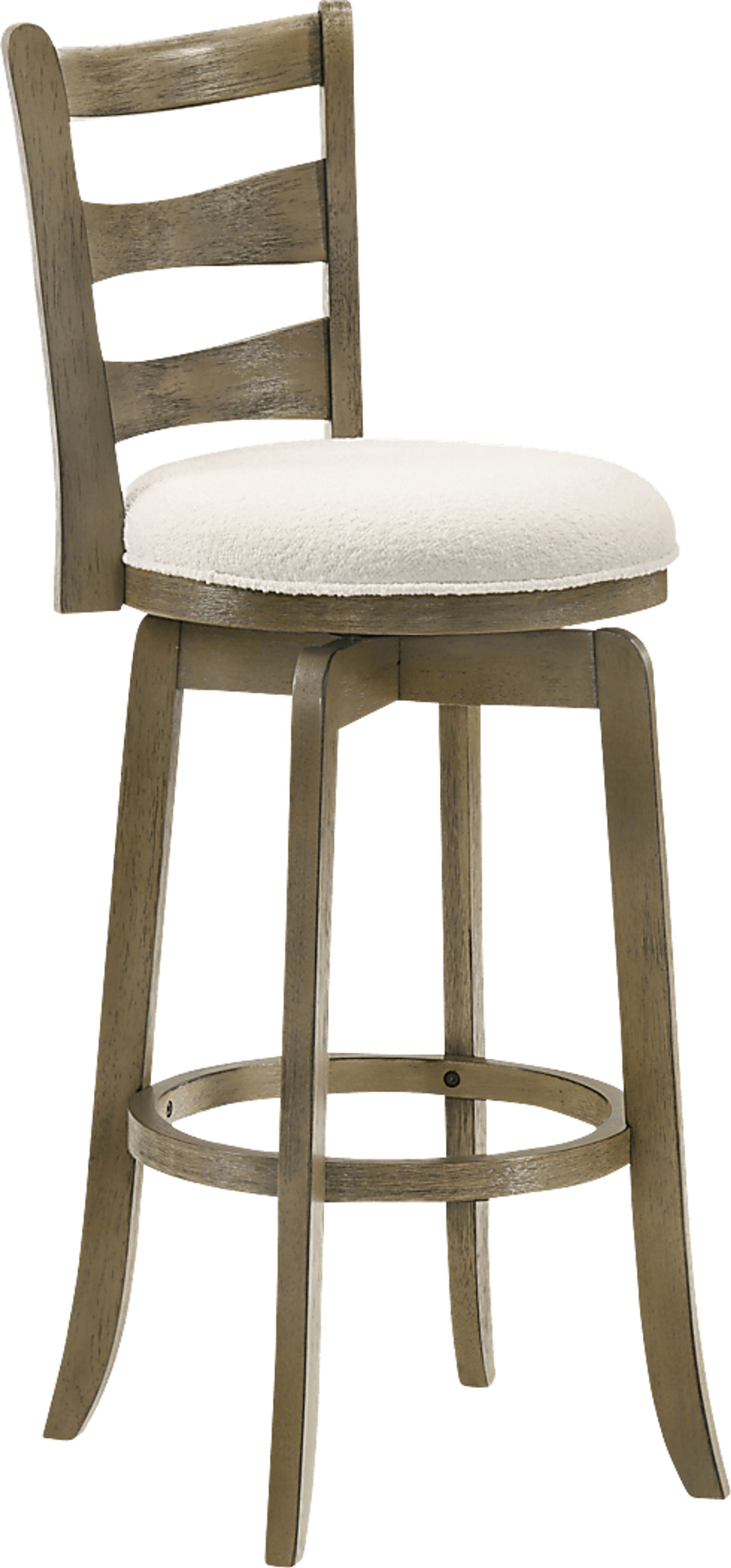 Tuliprover Brown Swivel Barstool - Image 8