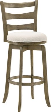 Tuliprover Brown Swivel Barstool