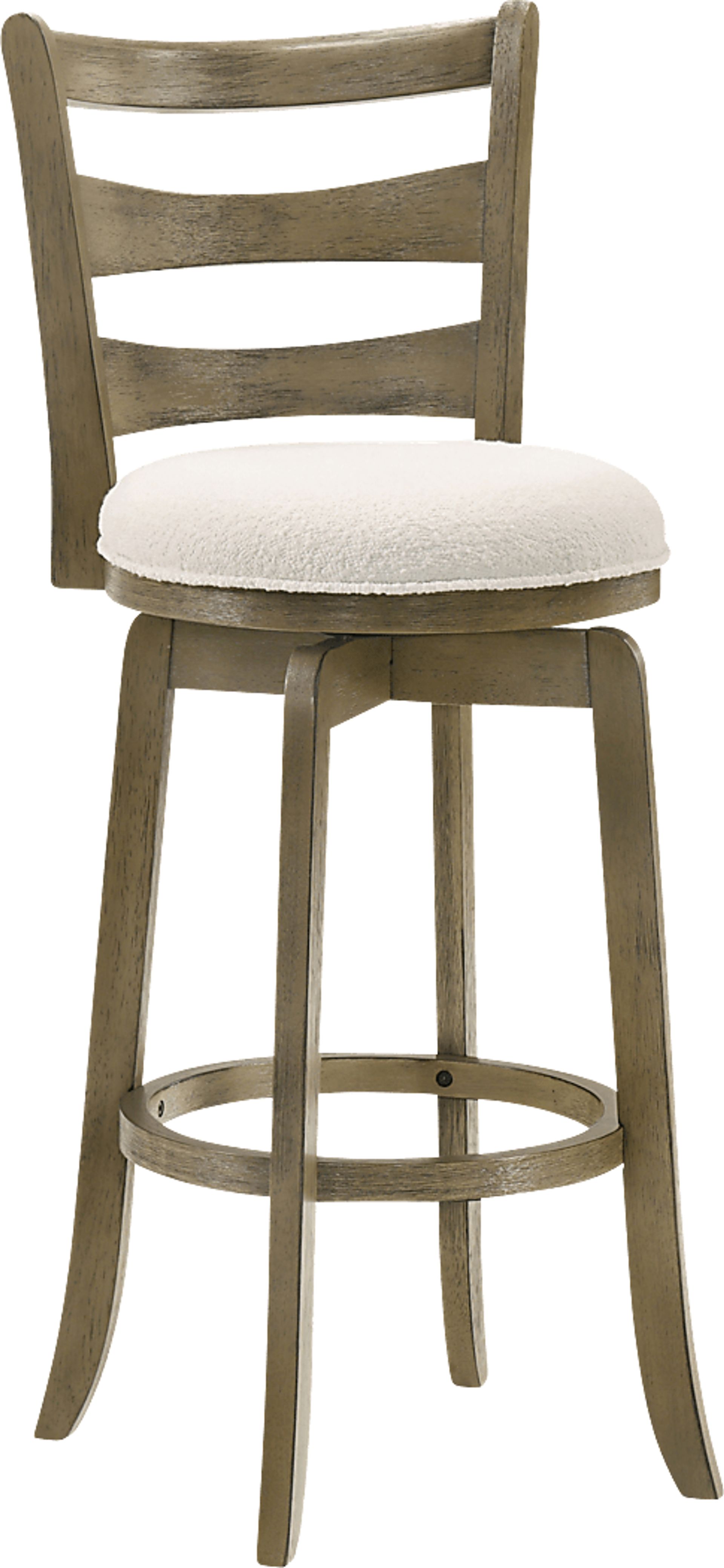 Tuliprover Brown Swivel Barstool - Image 1