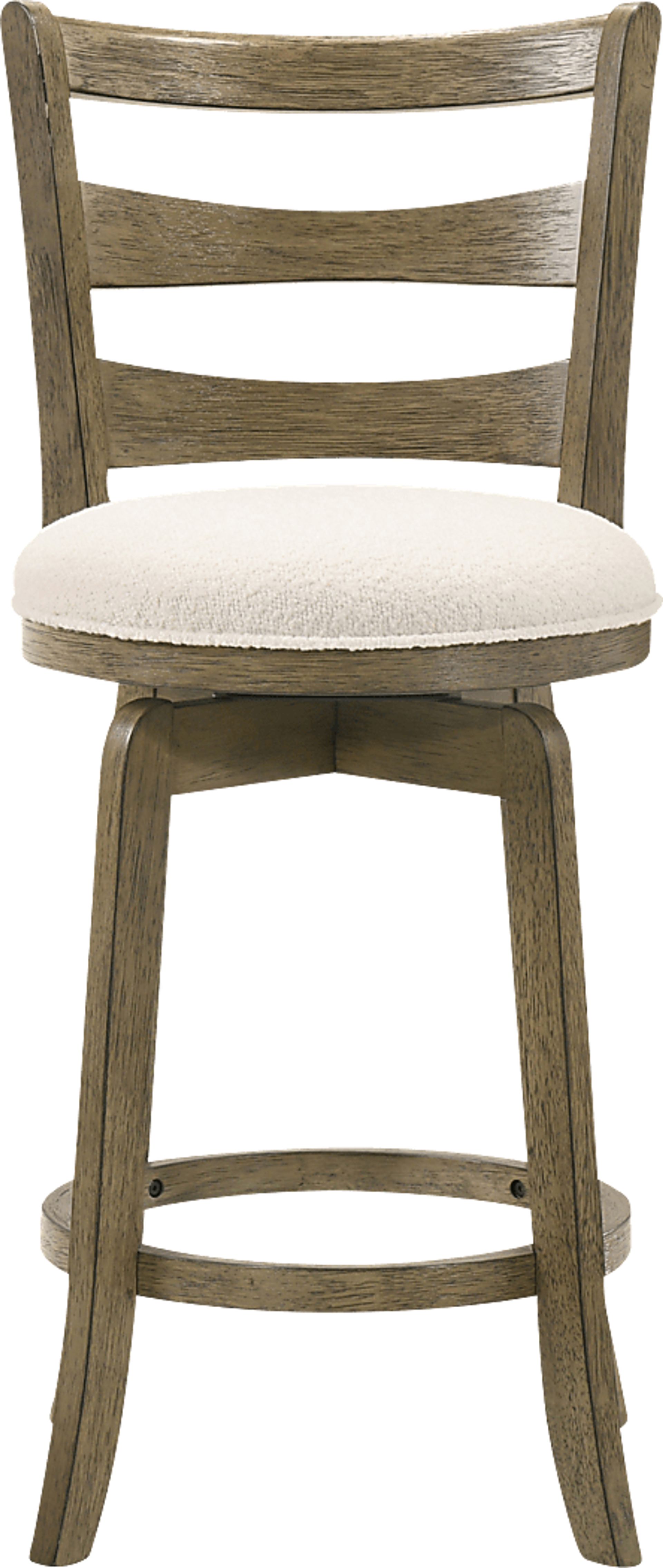 Tuliprover Brown Swivel Counter Height Stool - Image 9