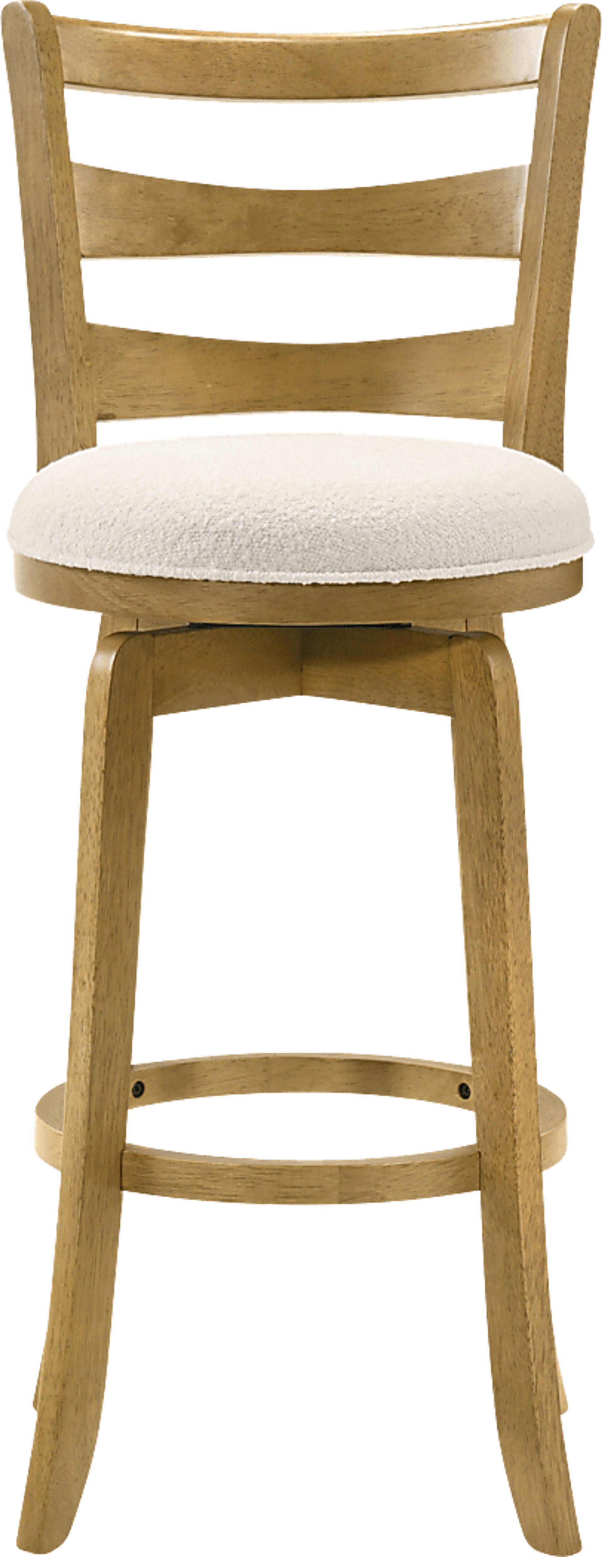 Tuliprover Natural Swivel Barstool - Image 6