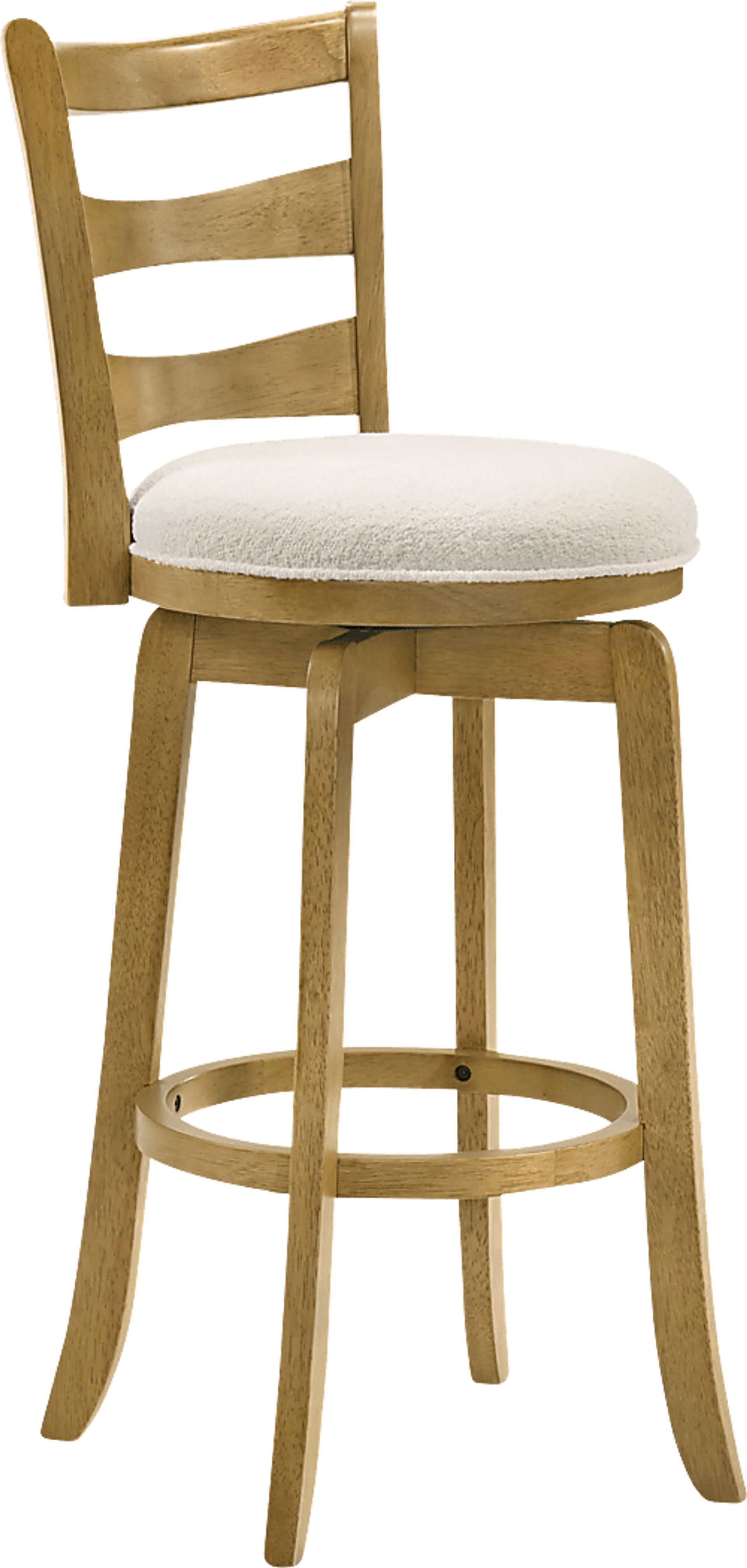 Tuliprover Natural Swivel Barstool - Image 7