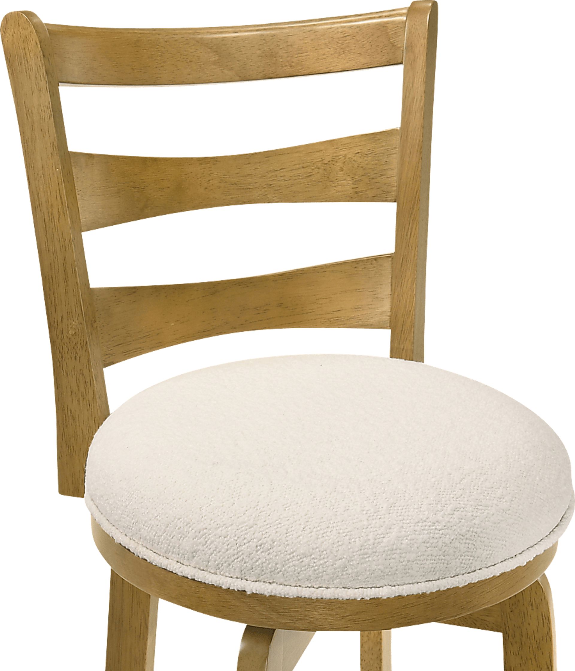 Tuliprover Natural Swivel Counter Height Stool - Image 3