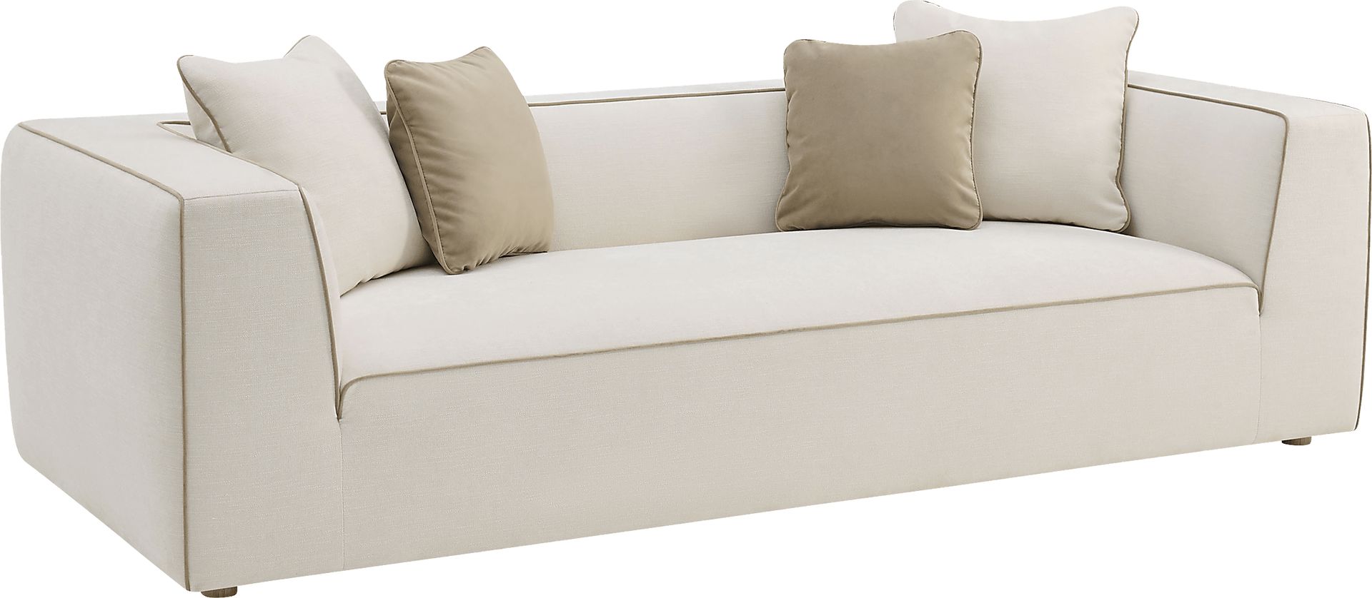 Tuliptime Cream Sofa - Image 2