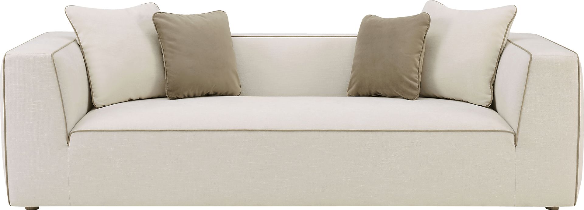Tuliptime Cream Sofa - Image 1
