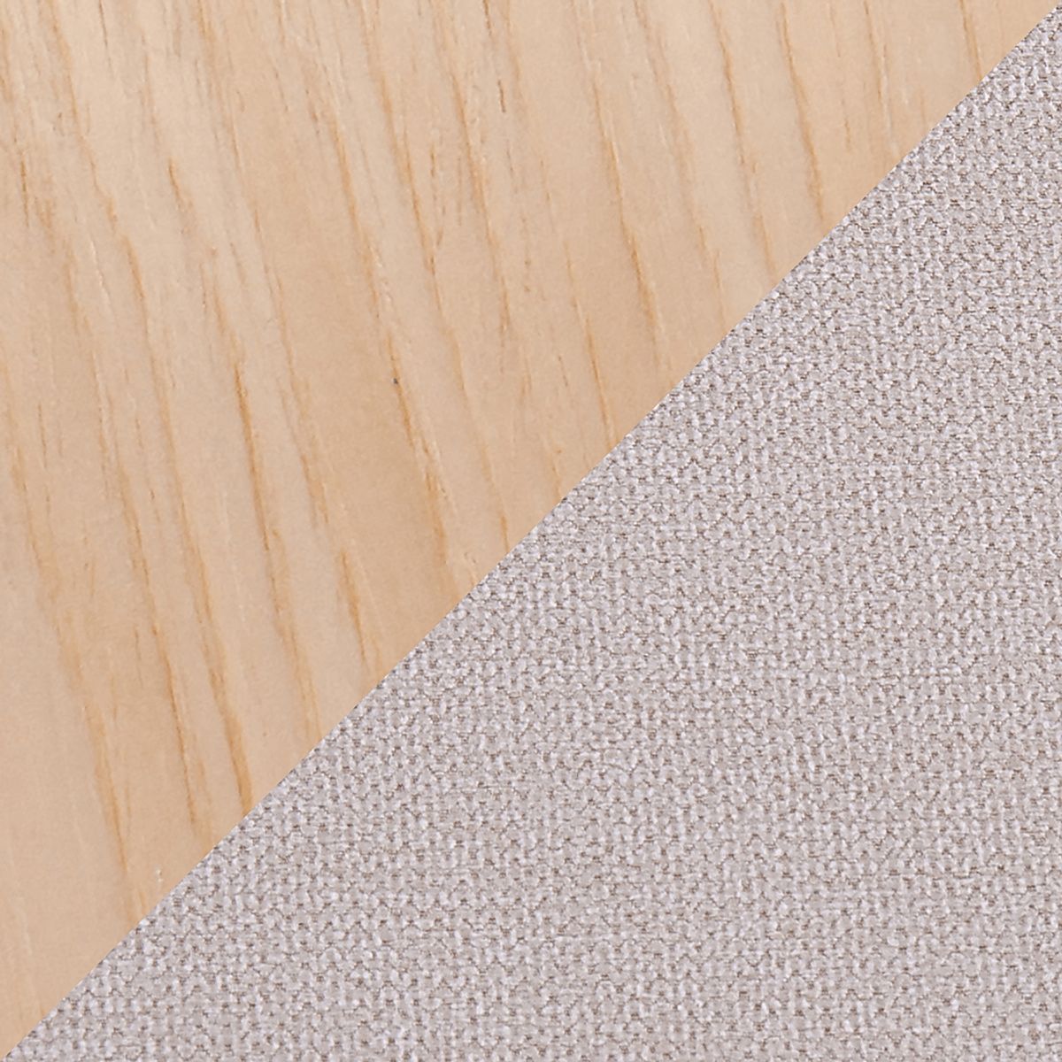 Tullahama Cream Colors,Light Wood,White Polyester Fabric Dining Chair ...