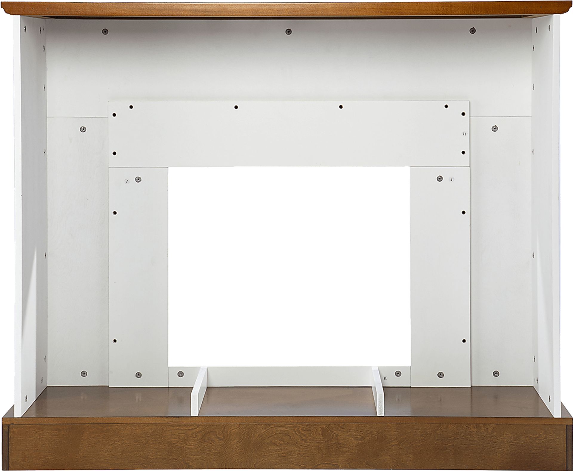 Tullamore III White 50 in. Console With Smart Electric Fireplace - Image 2