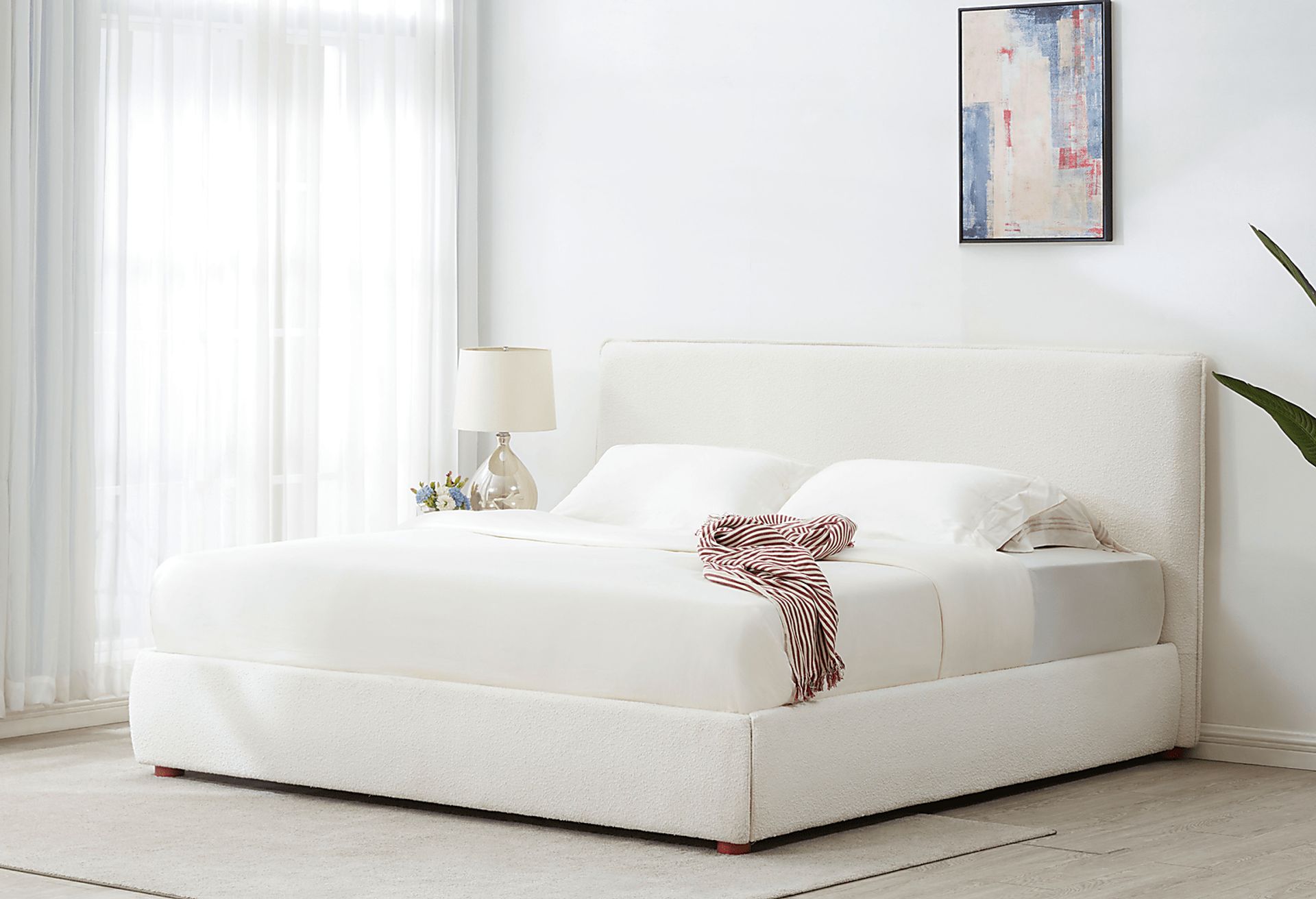 Tulli Ivory King Bed - Image 2