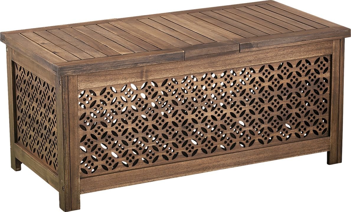 Southern Enterprises Bristol Trunk Cocktail Table, Walnut