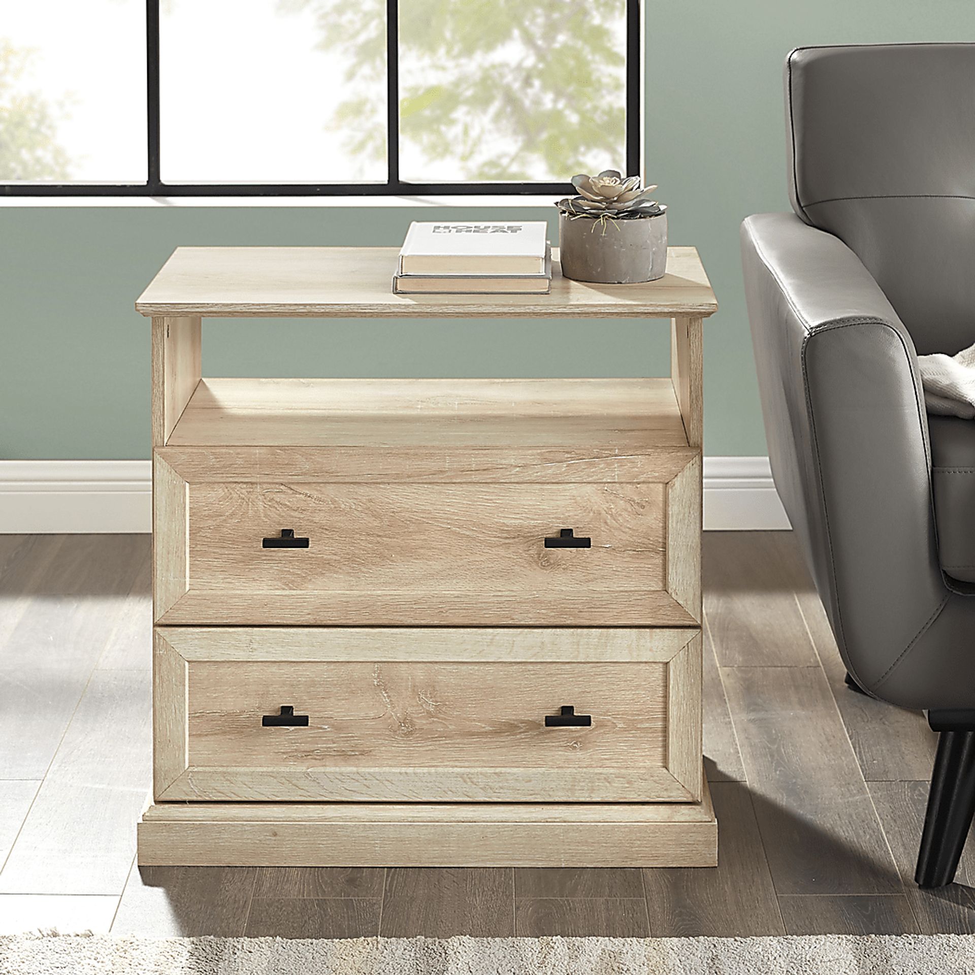 Tulough White Oak Nightstand - Image 5
