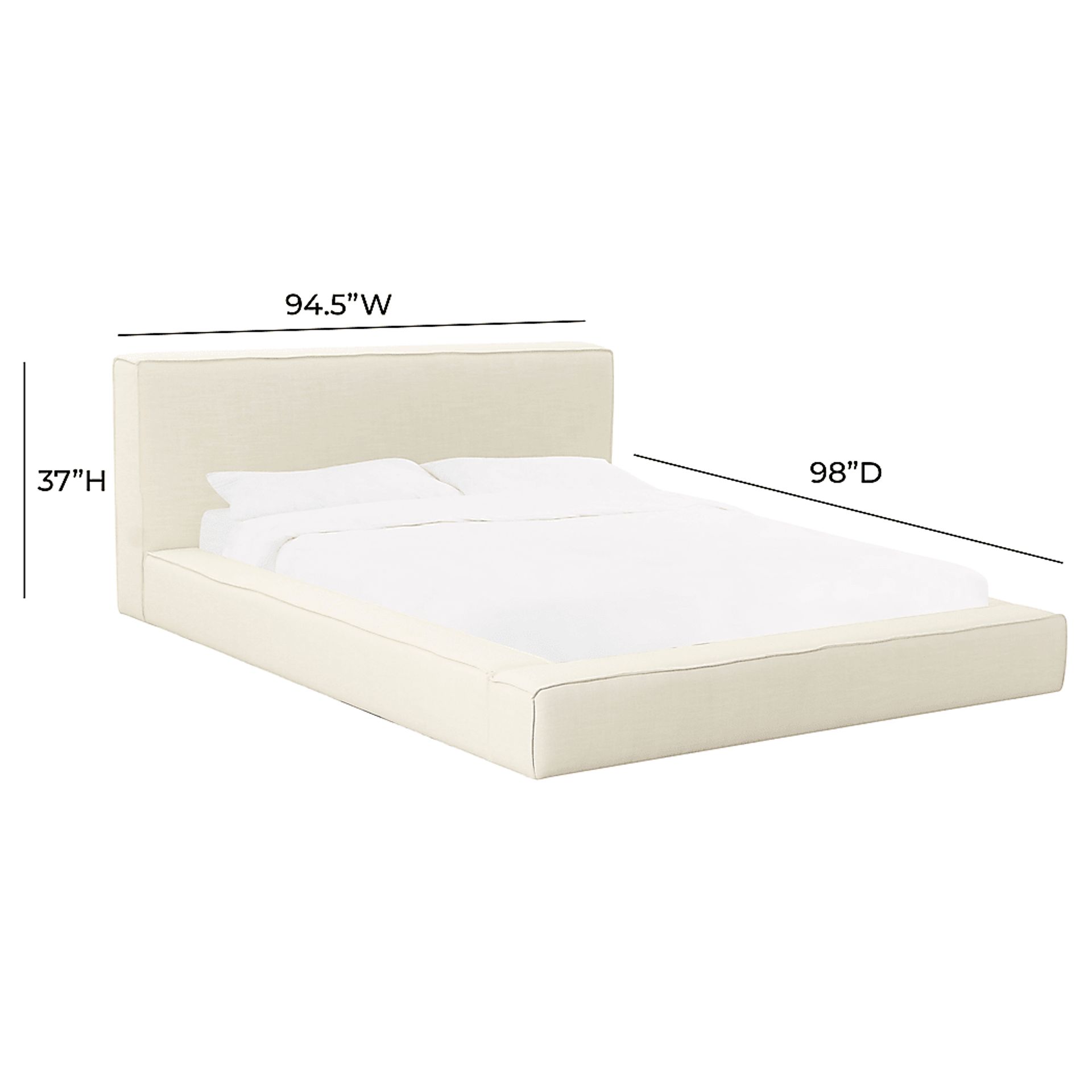 Tumelty Cream King Bed - Image 7