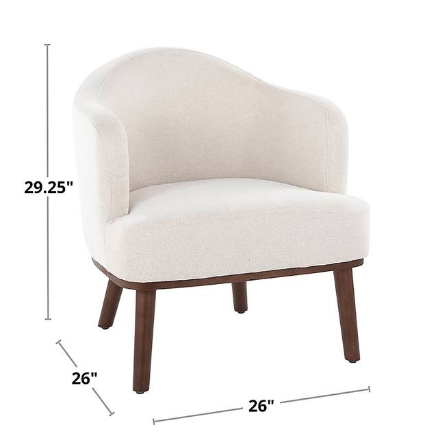 Tumpkins Cream Accent Chair - Thumbnail - Image 12