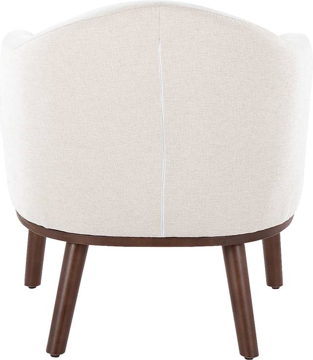 Tumpkins Cream Accent Chair - Thumbnail - Image 8